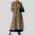 Elegant Dress with Tati Print