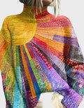 Knitwear Turtleneck with Bold Design
