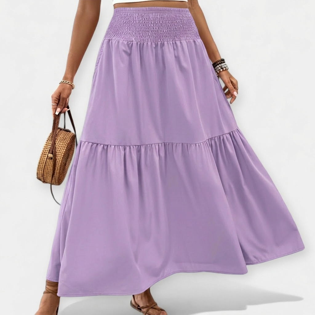 Aria - Tiered Maxi Skirt