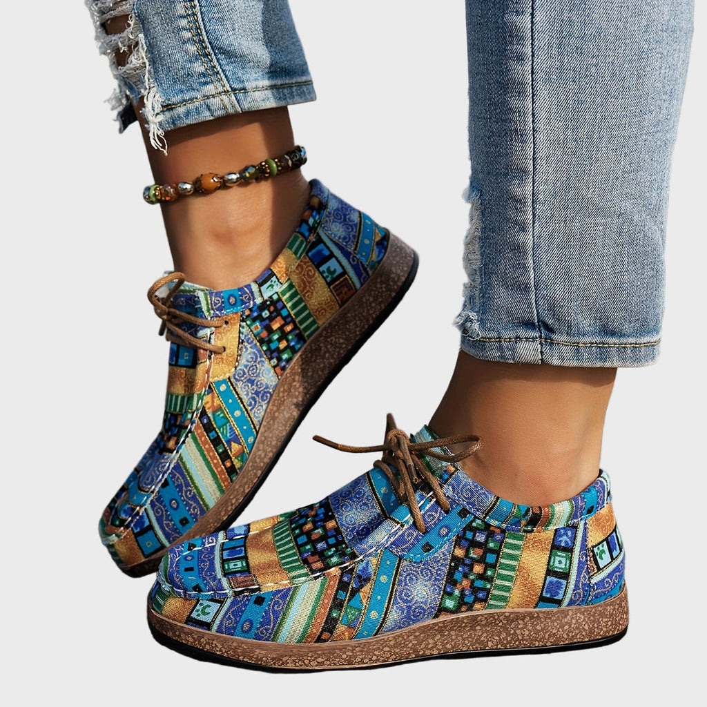 Multicolored Boho Shoes