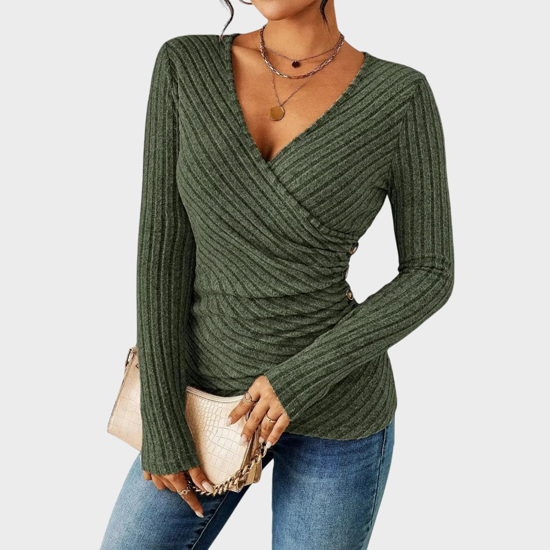 Paulina - Tummy Tucking Long Sleeve Top