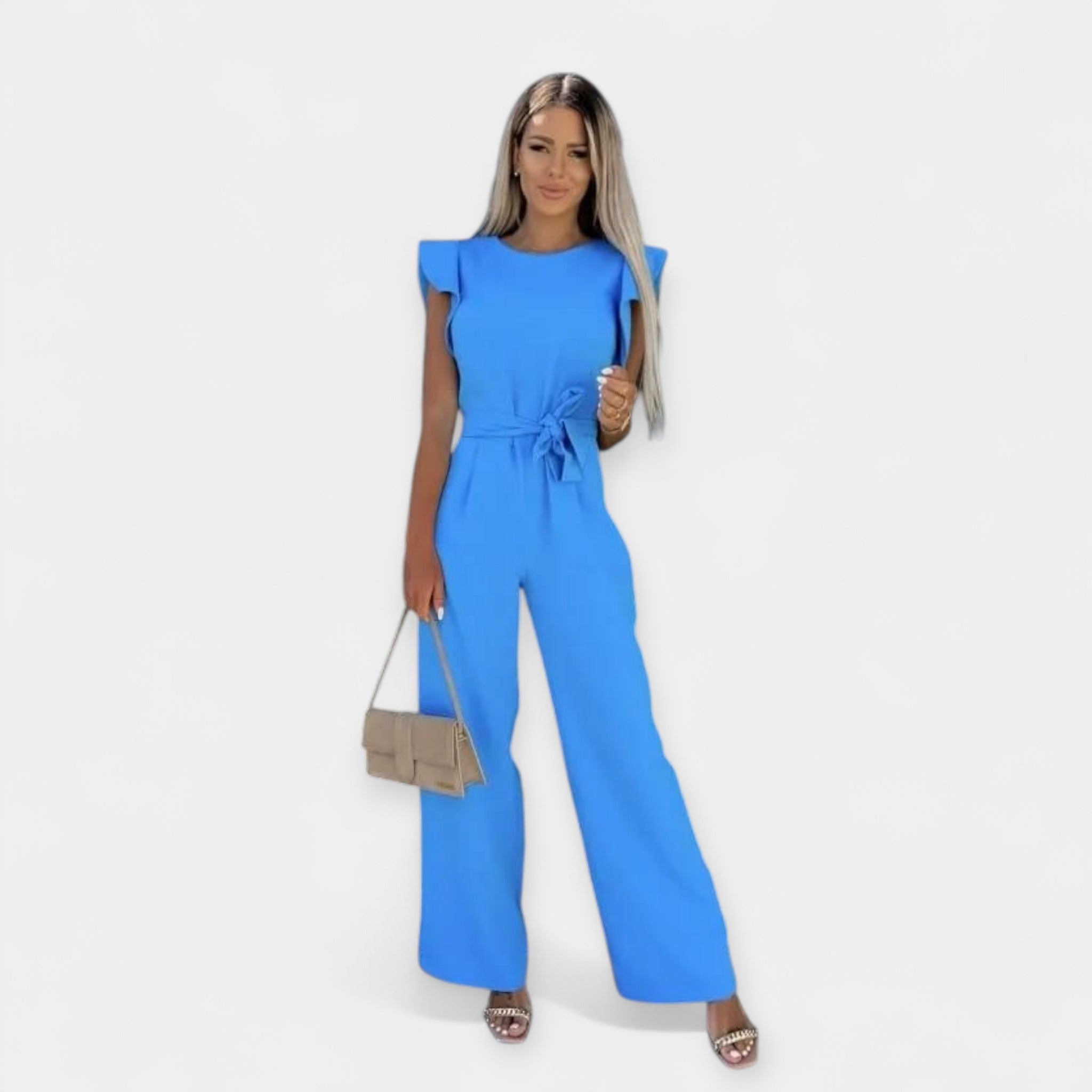 Overall costume with butterfly-shaped sleeves