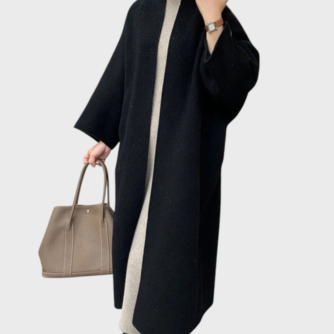 Lukrecija | Elegant Long Wool Coat