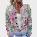 Elegant Sweater with Floral Pattern