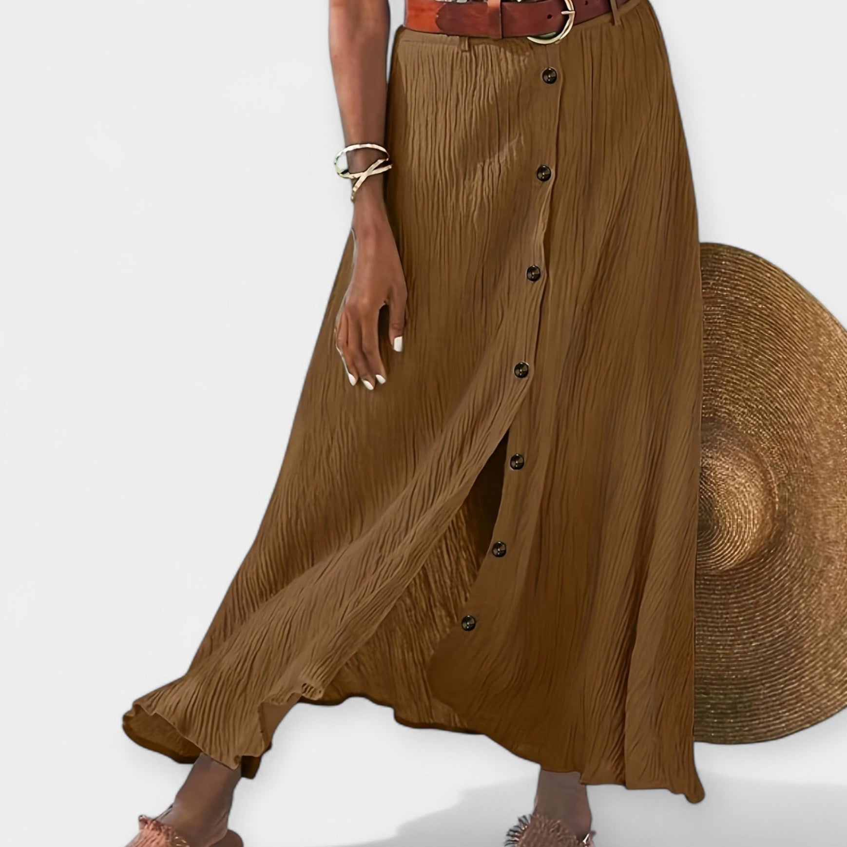 Permatoma Midi Skirt with Slit