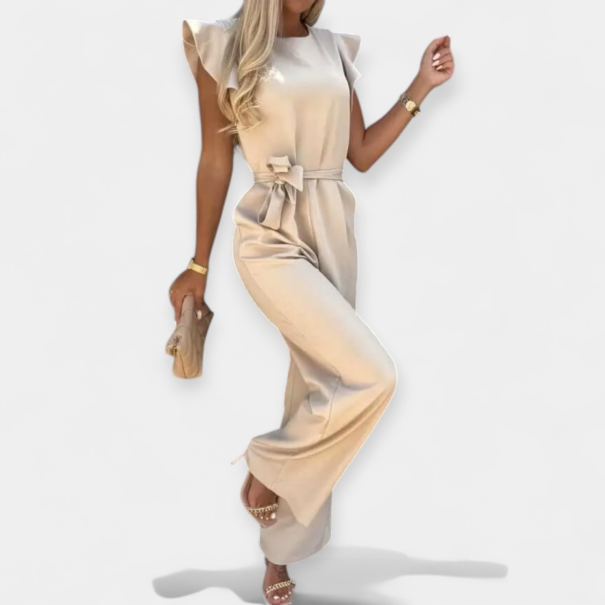 Overall costume with butterfly-shaped sleeves