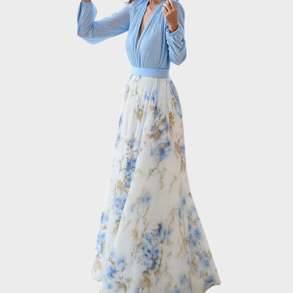 Helena™ | Maxi Dress with Dazzling Floral Print