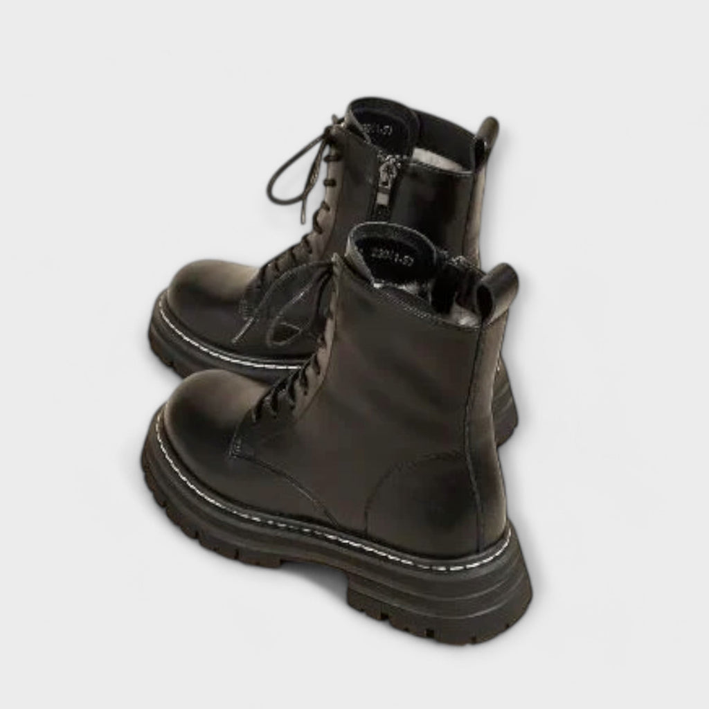 Lourdes | Modern and Durable Warm Leather Boots