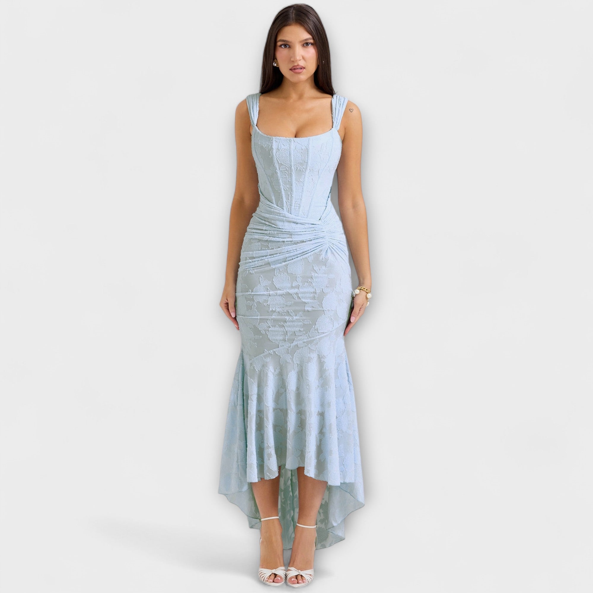 Long Dress with Elegant and Unique Corset