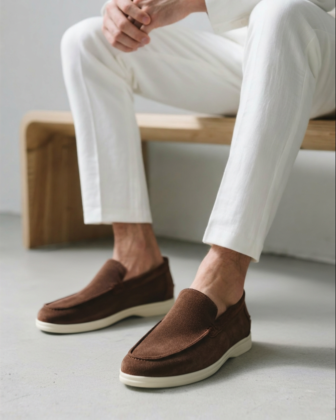 Victor - Old Money Suede Loafers