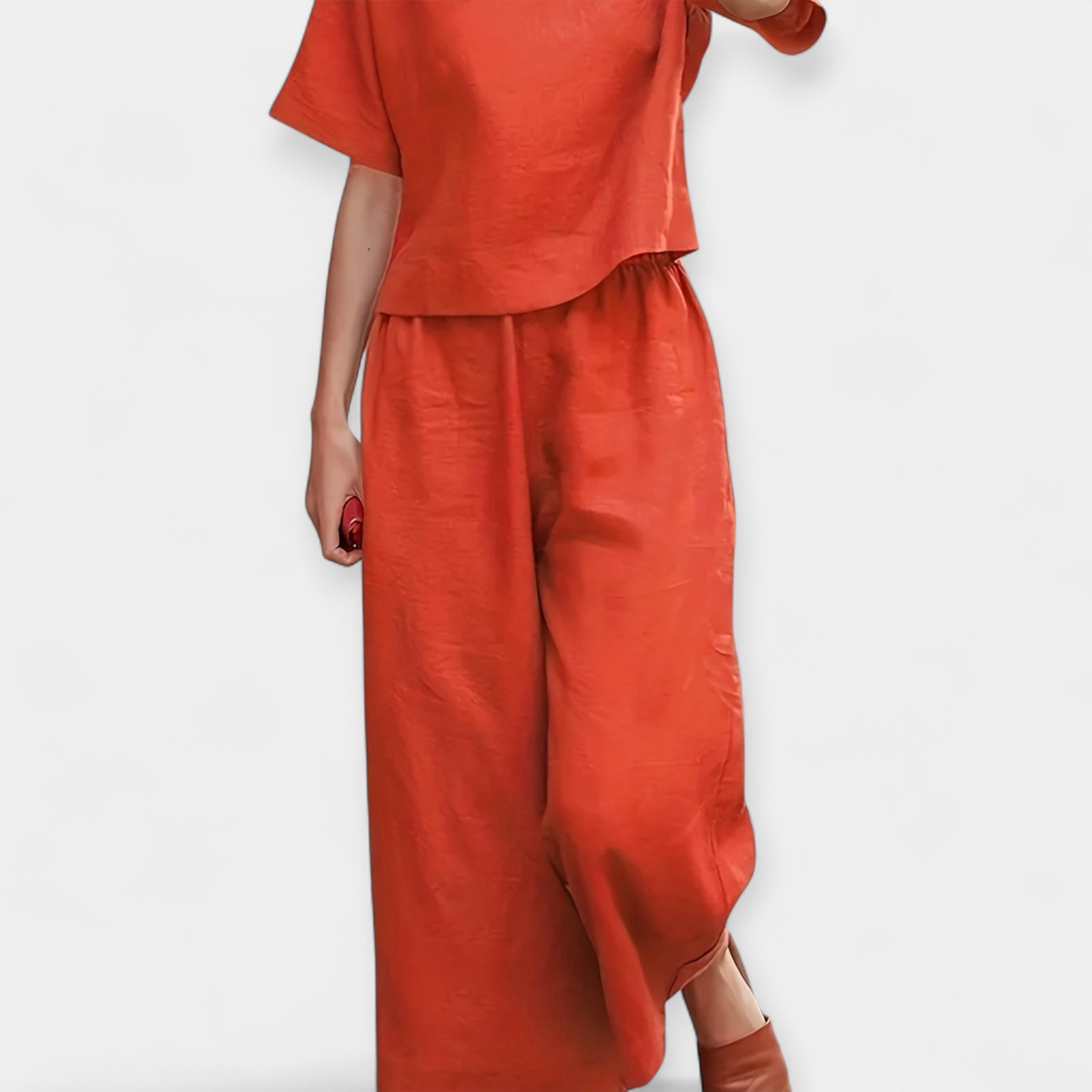 Lightweight Shorts Set with Short Sleeve Shirt
