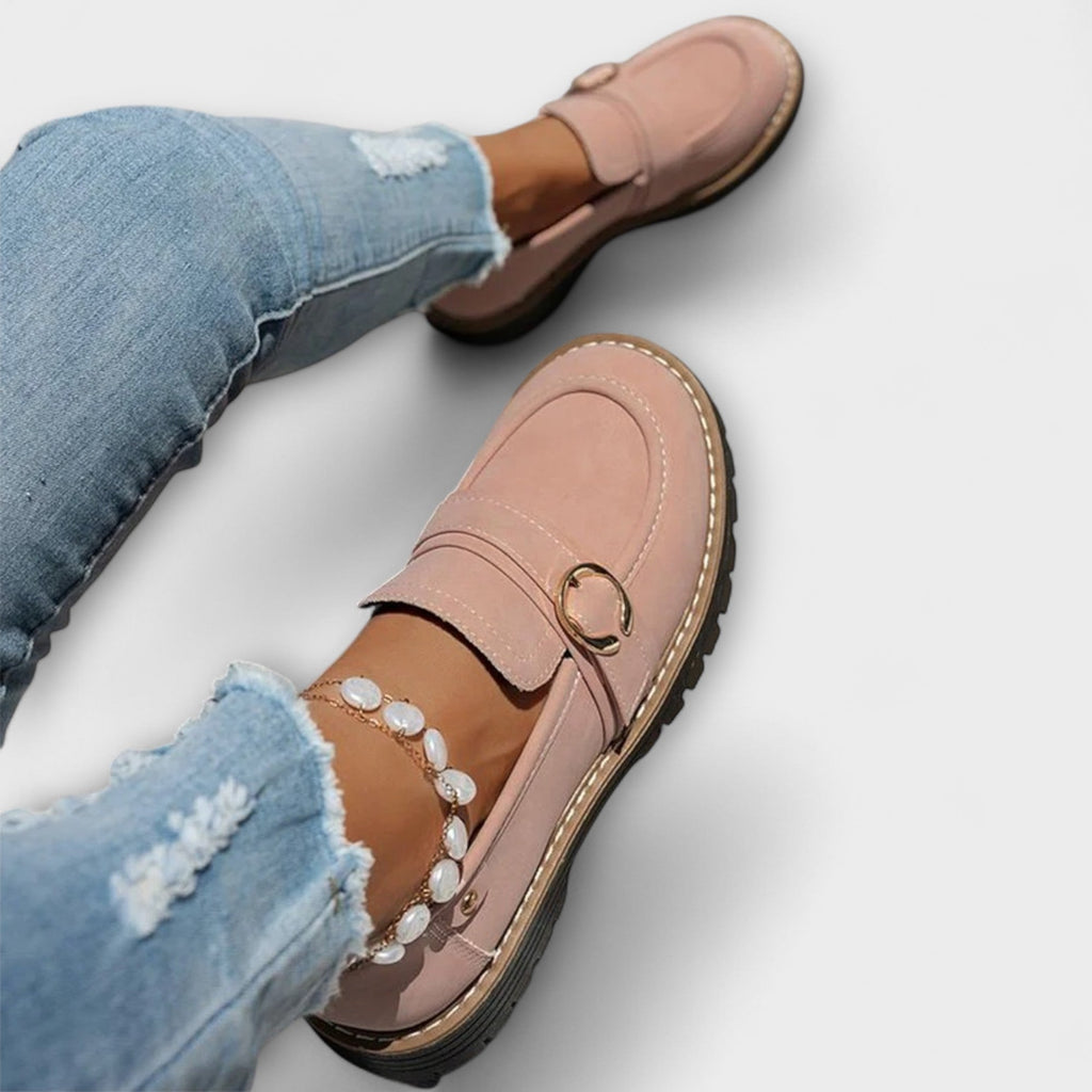 Lora™ | Mocasini Casual cu Vârf Rotund