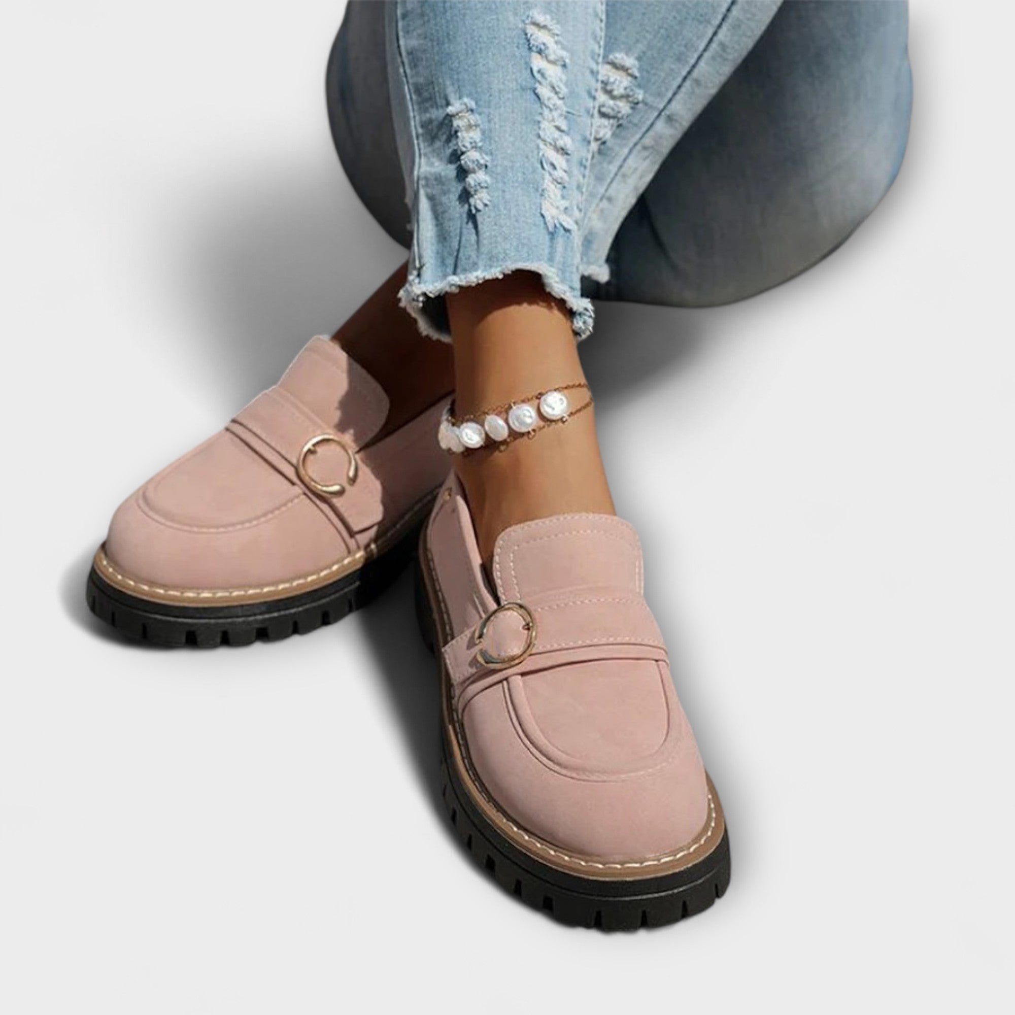 Lora™ | Mocasini Casual cu Vârf Rotund
