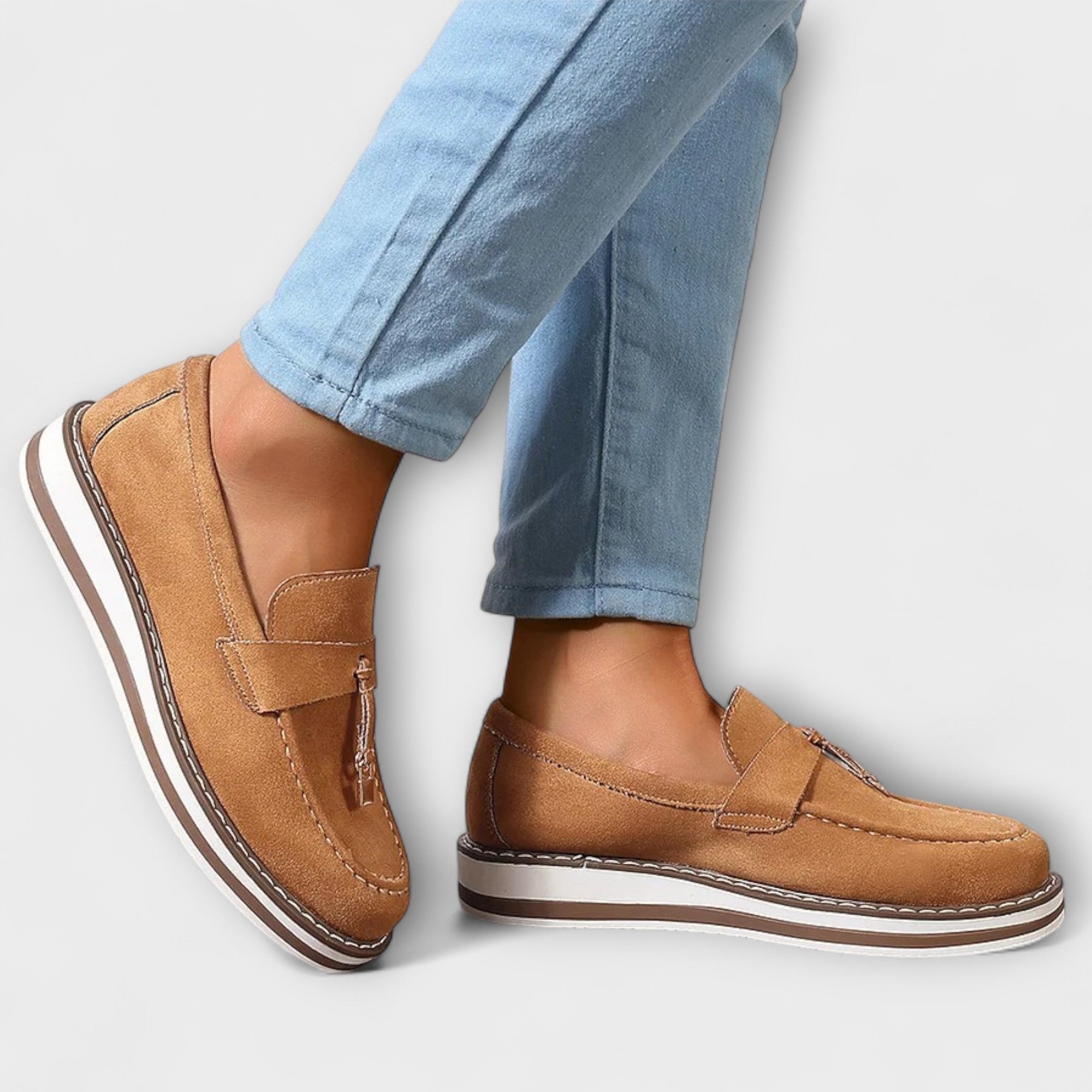 Ines - Everyday Moccasins with Round Toe