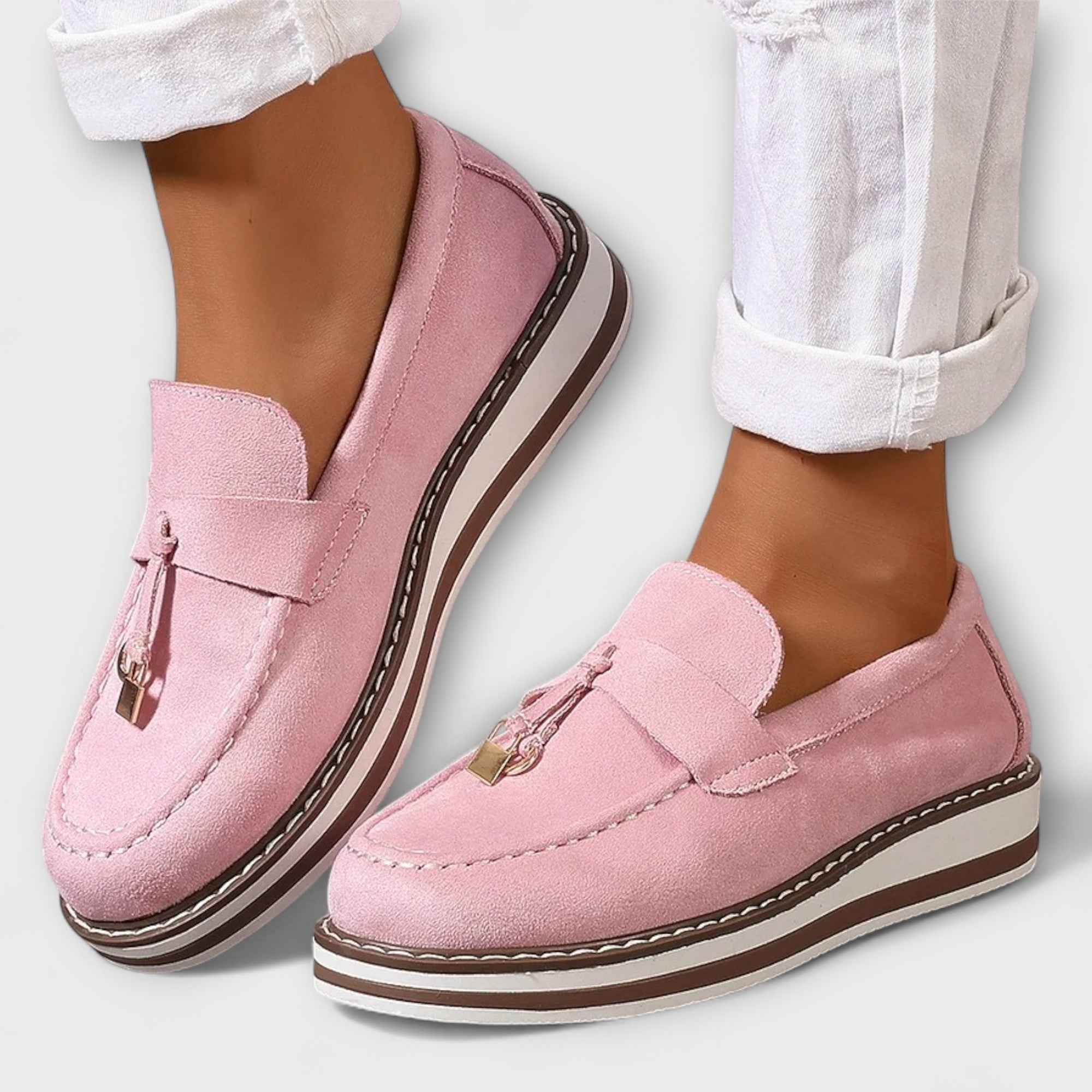 Ines - Everyday Moccasins with Round Toe