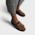 Fleur™ | Mocasini Maro cu Vârf Rotund