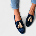 Quinnlyn™ | Mocasi vintage cu franjuri