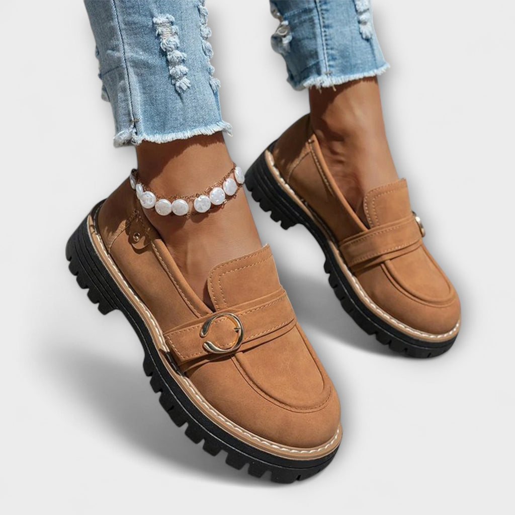 Lora™ | Mocasini Casual cu Vârf Rotund