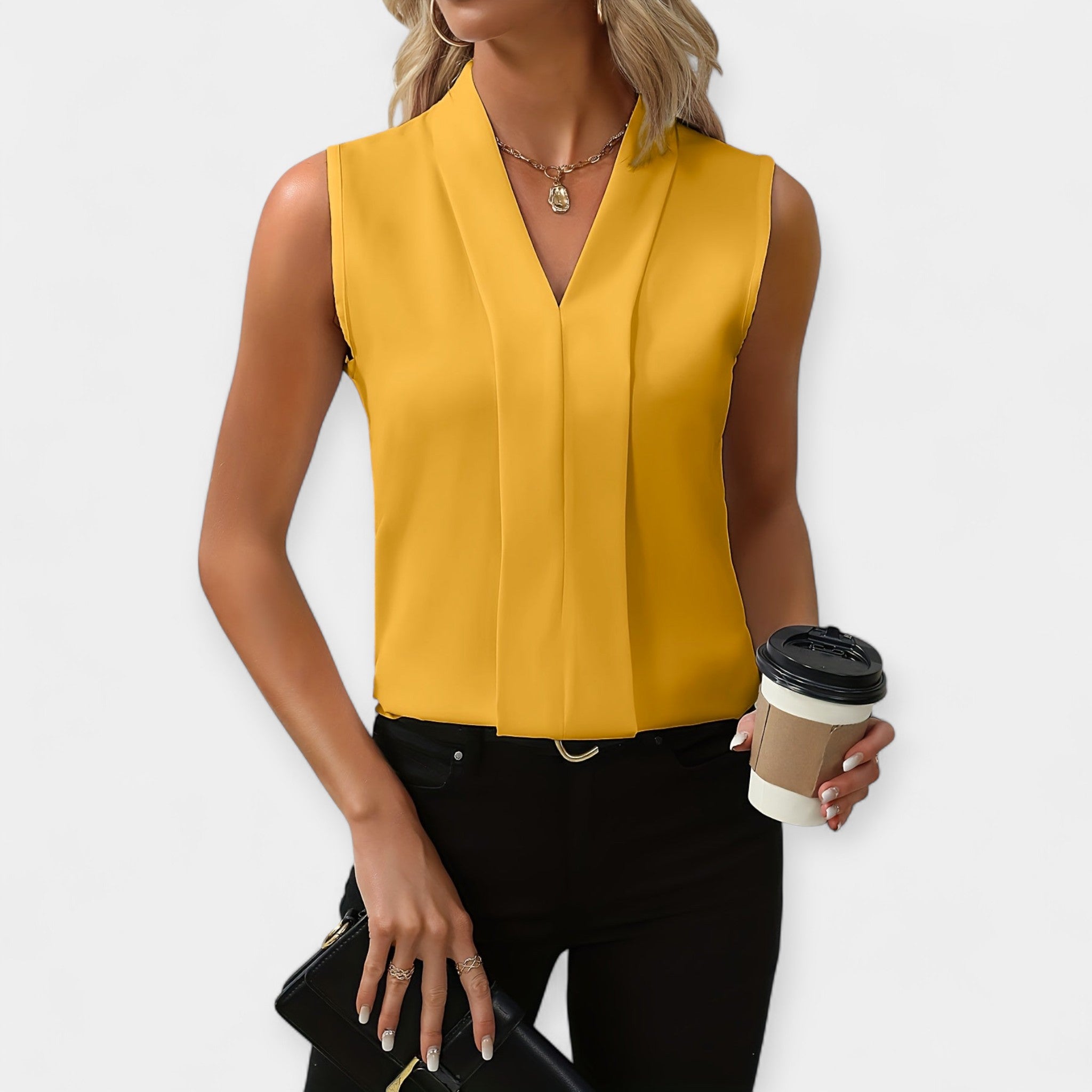 Classic Sleeveless Blouse