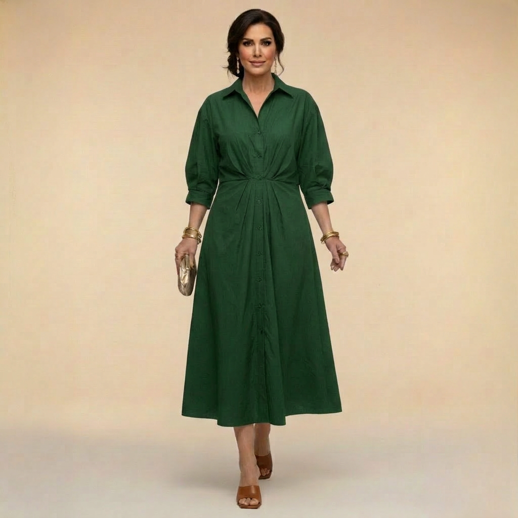 Monroe - Wrap-Front Flowing Maxi Dress