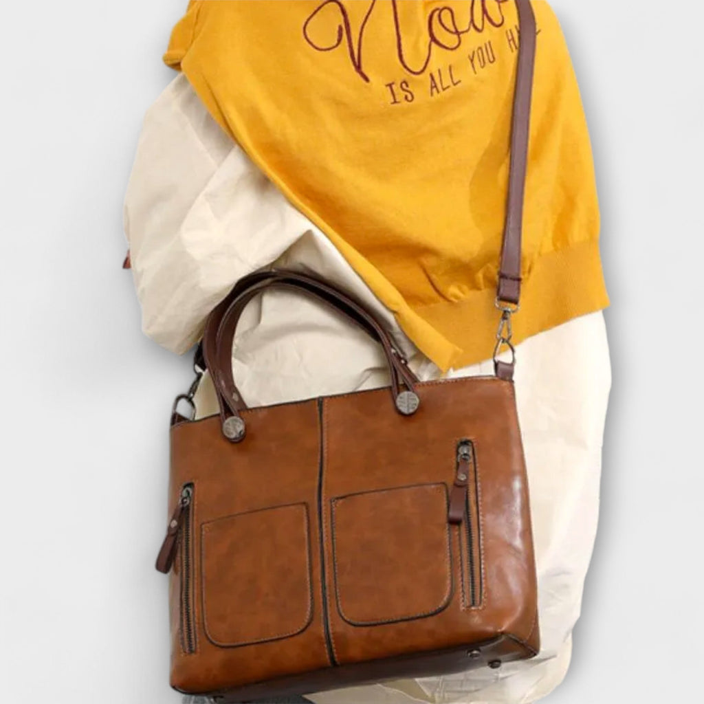 Lina - Elegant Leather Handbag