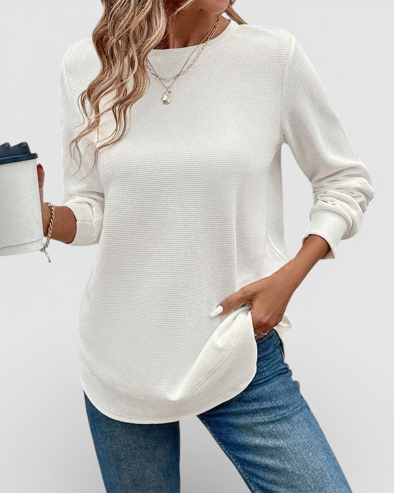 Ana™ | Essential Long Sleeve Basic T-Shirt