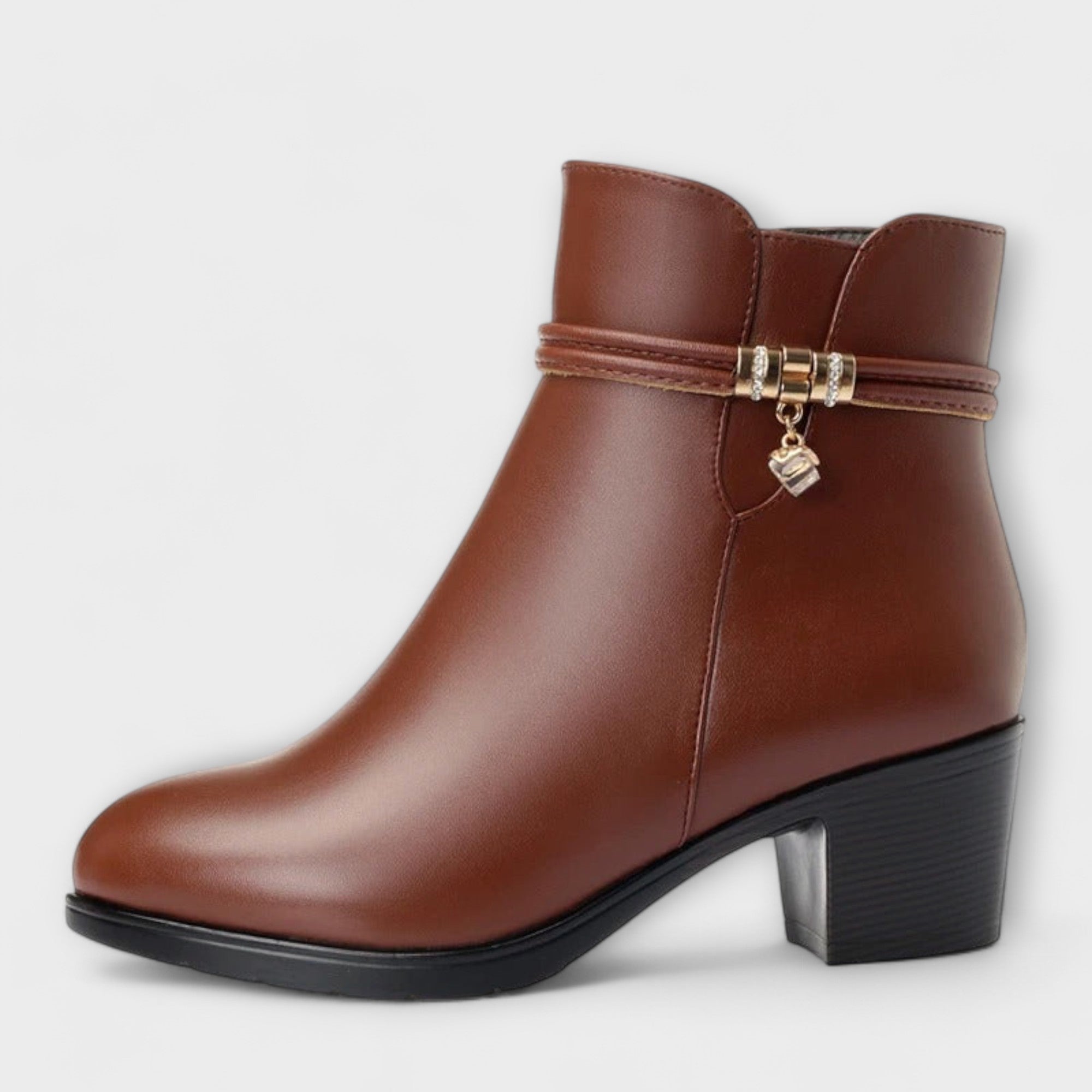 Rocío | Elegant and Comfortable Winter Ankle Boot with Zipper