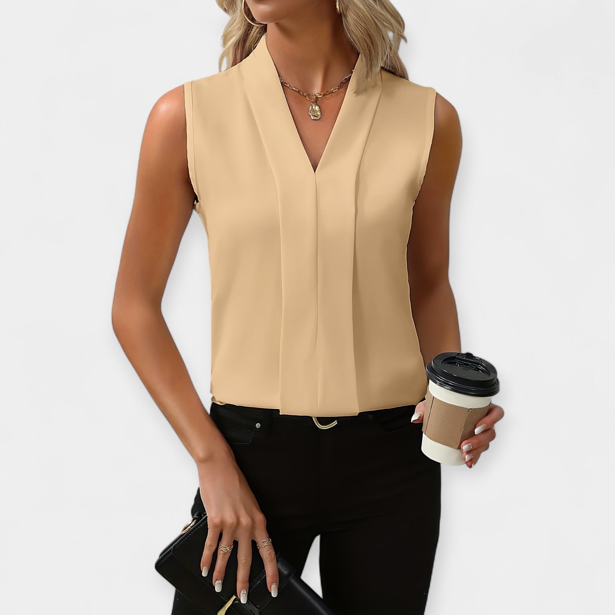 Classic Sleeveless Blouse