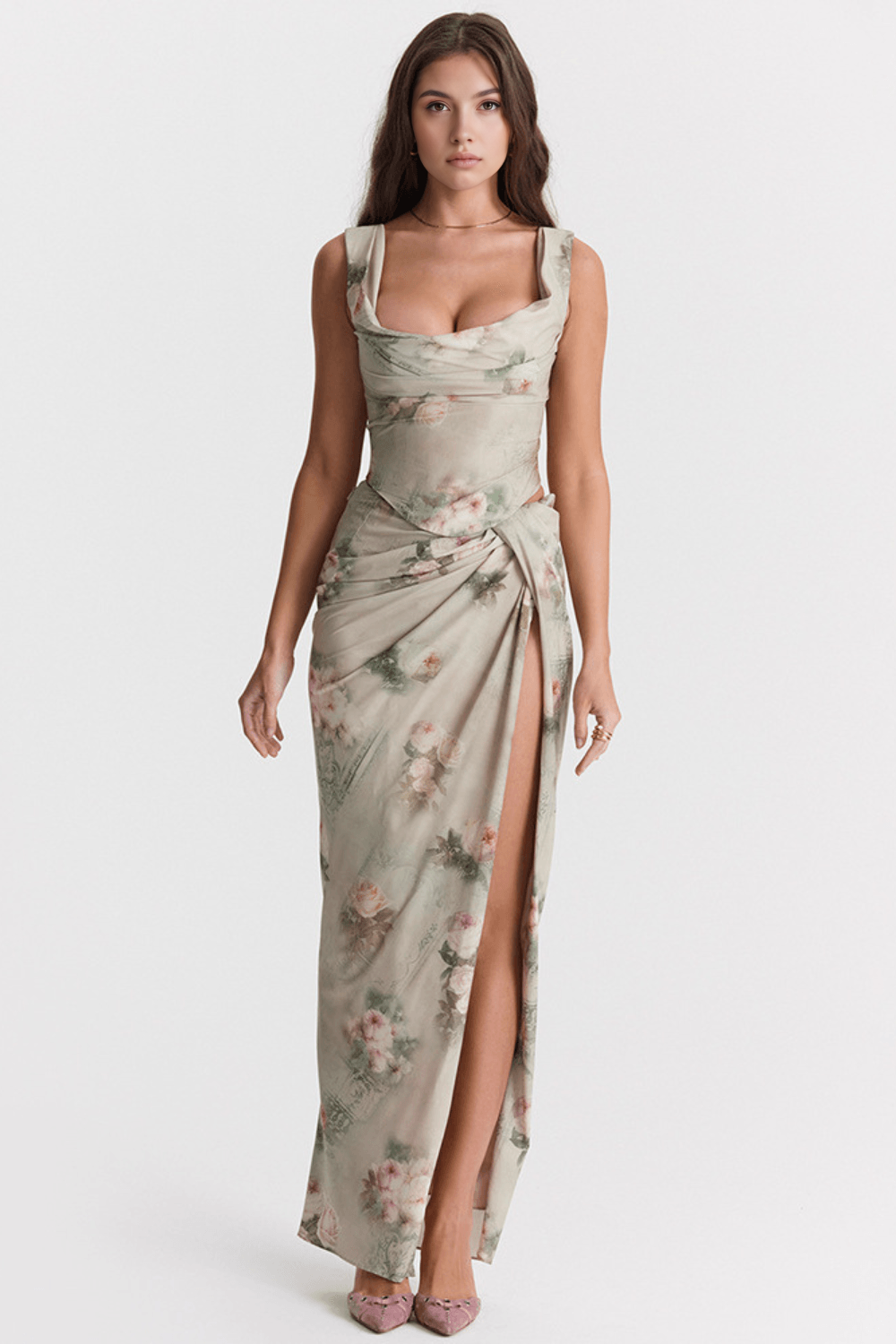 Ivelė | Dress with Cutout and Slit