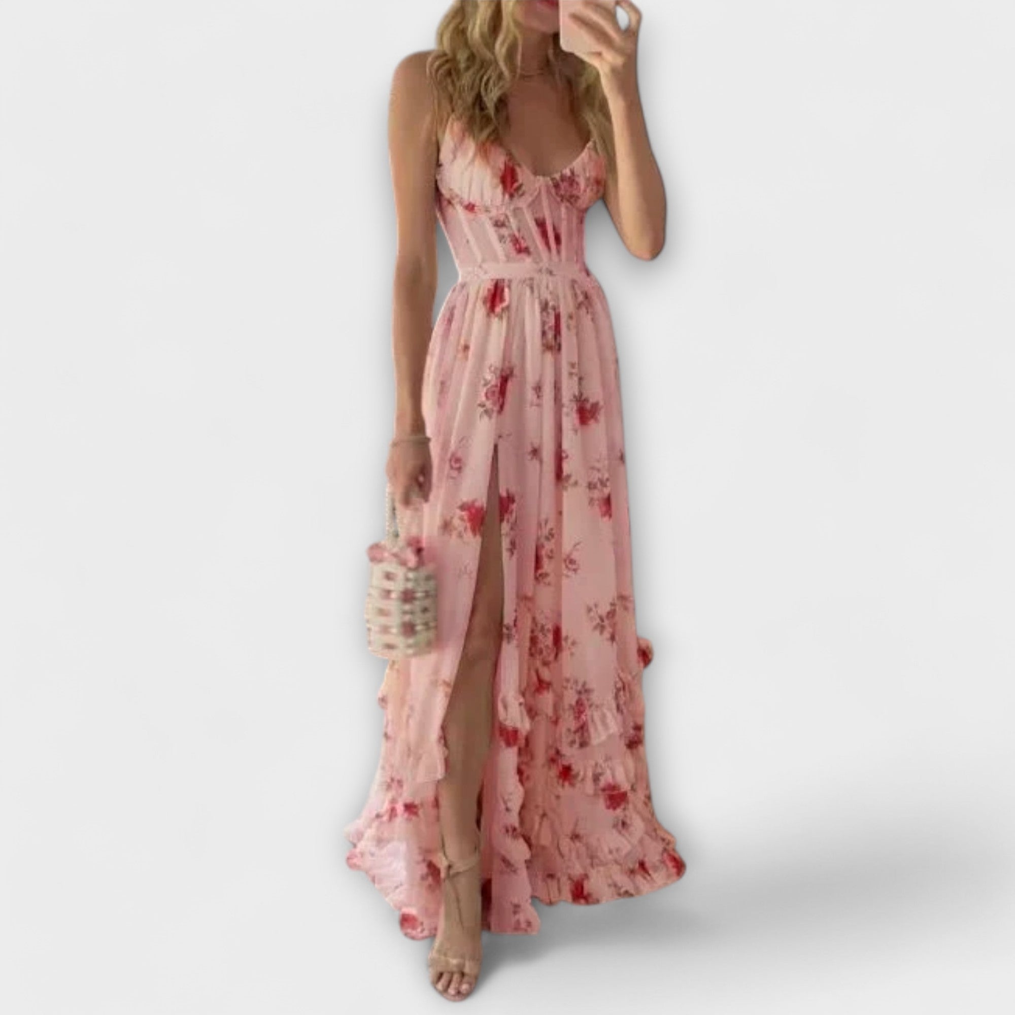 Joana - Dress with Floral Pattern