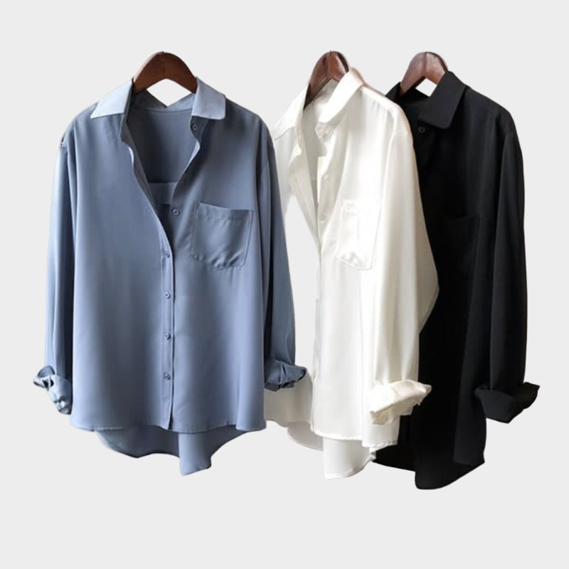 Elegant Blouse with Stylish Line and Modern Detail