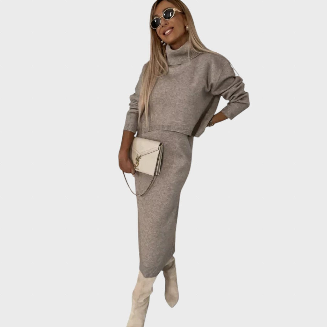 Secret | Dress with Matching Turtleneck