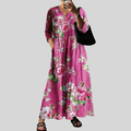 Elegant Dress with Lana Print