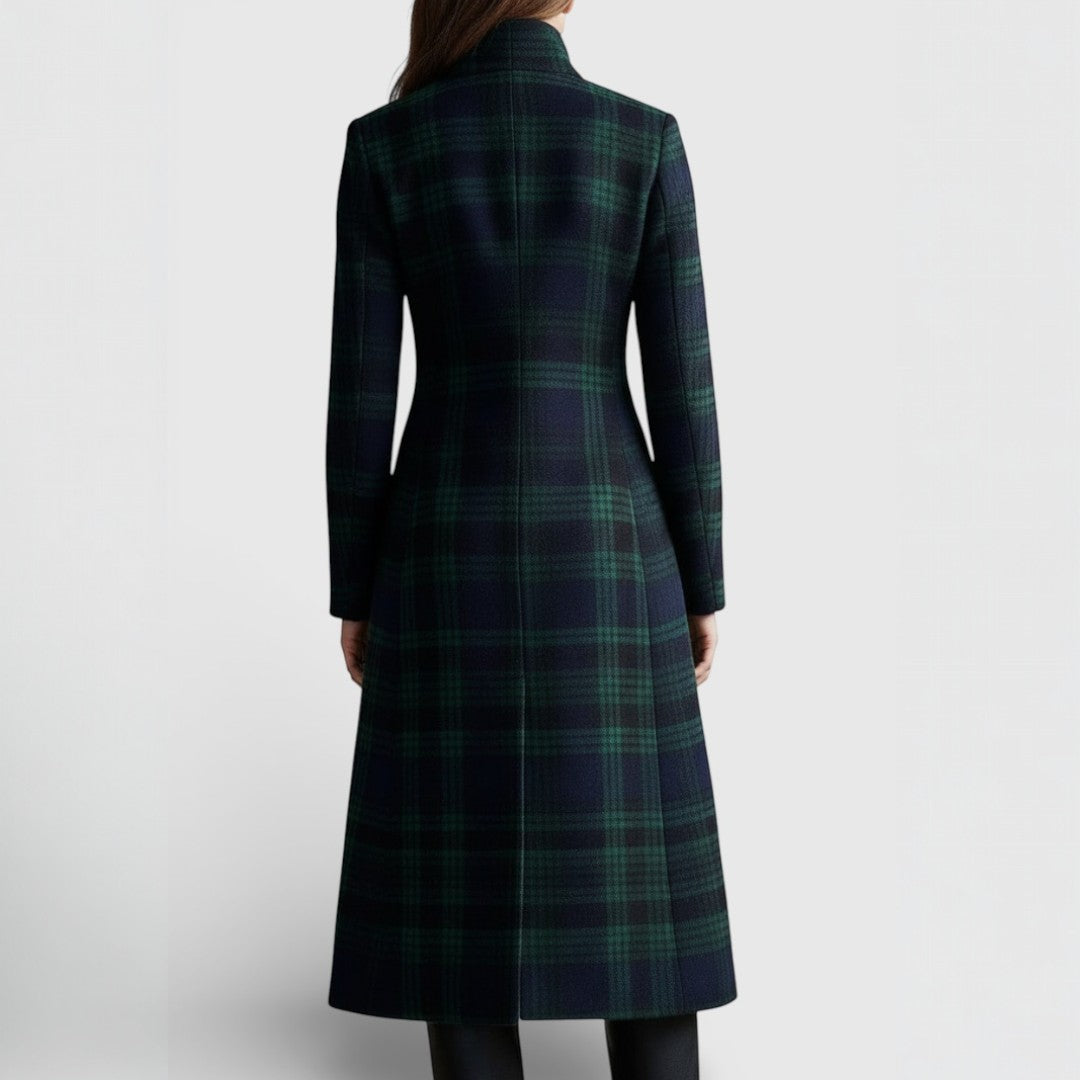 Miranda™ | Elegant timeless checkered coat