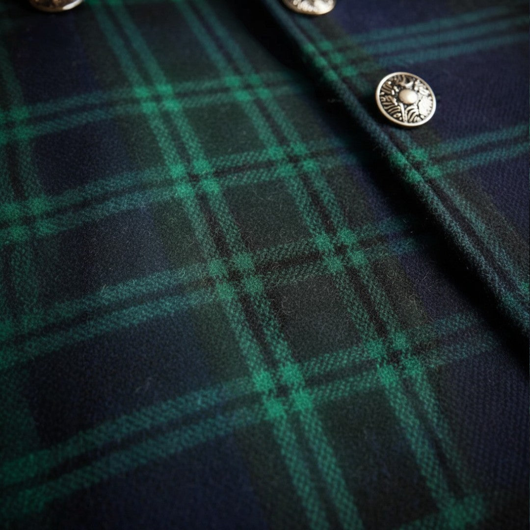 Miranda™ | Elegant timeless checkered coat