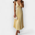 Midi Dress Made of Satin