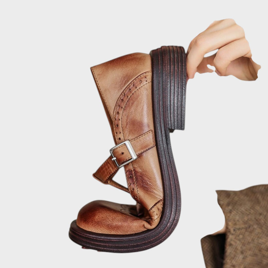Agnija - Elegant Leather Shoes