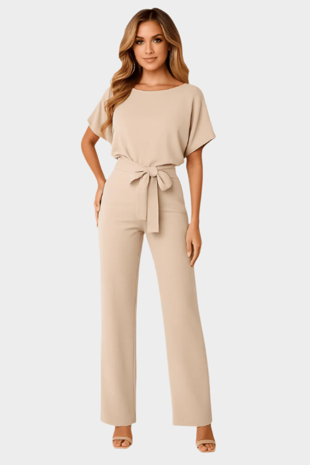 Suit with Belt