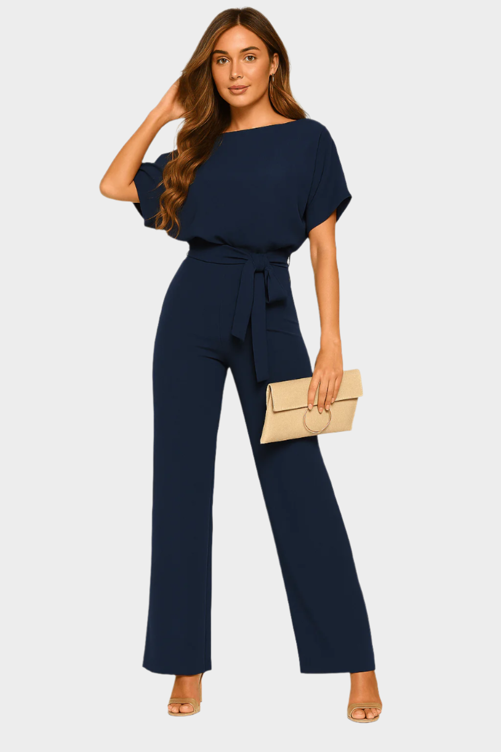 Suit with Belt