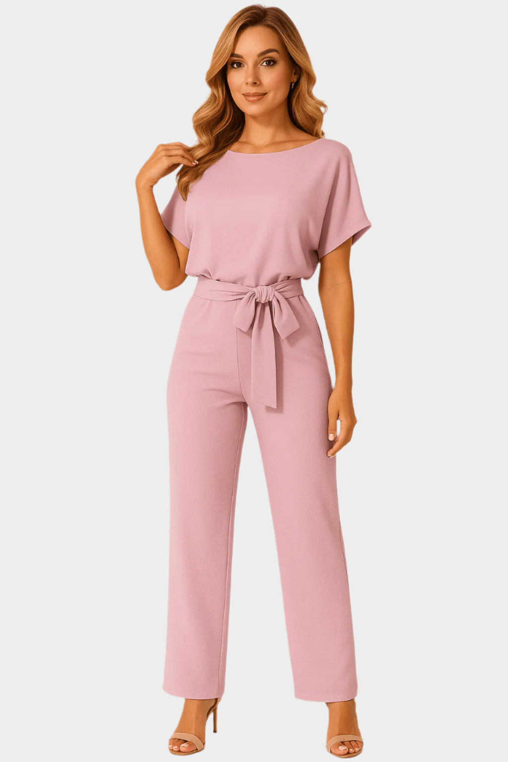 Suit with Belt
