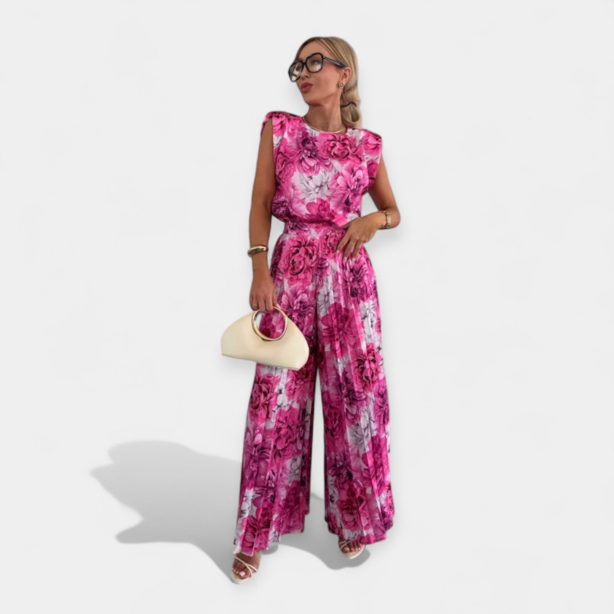 Summer Fashion Set with Shirt and Pants