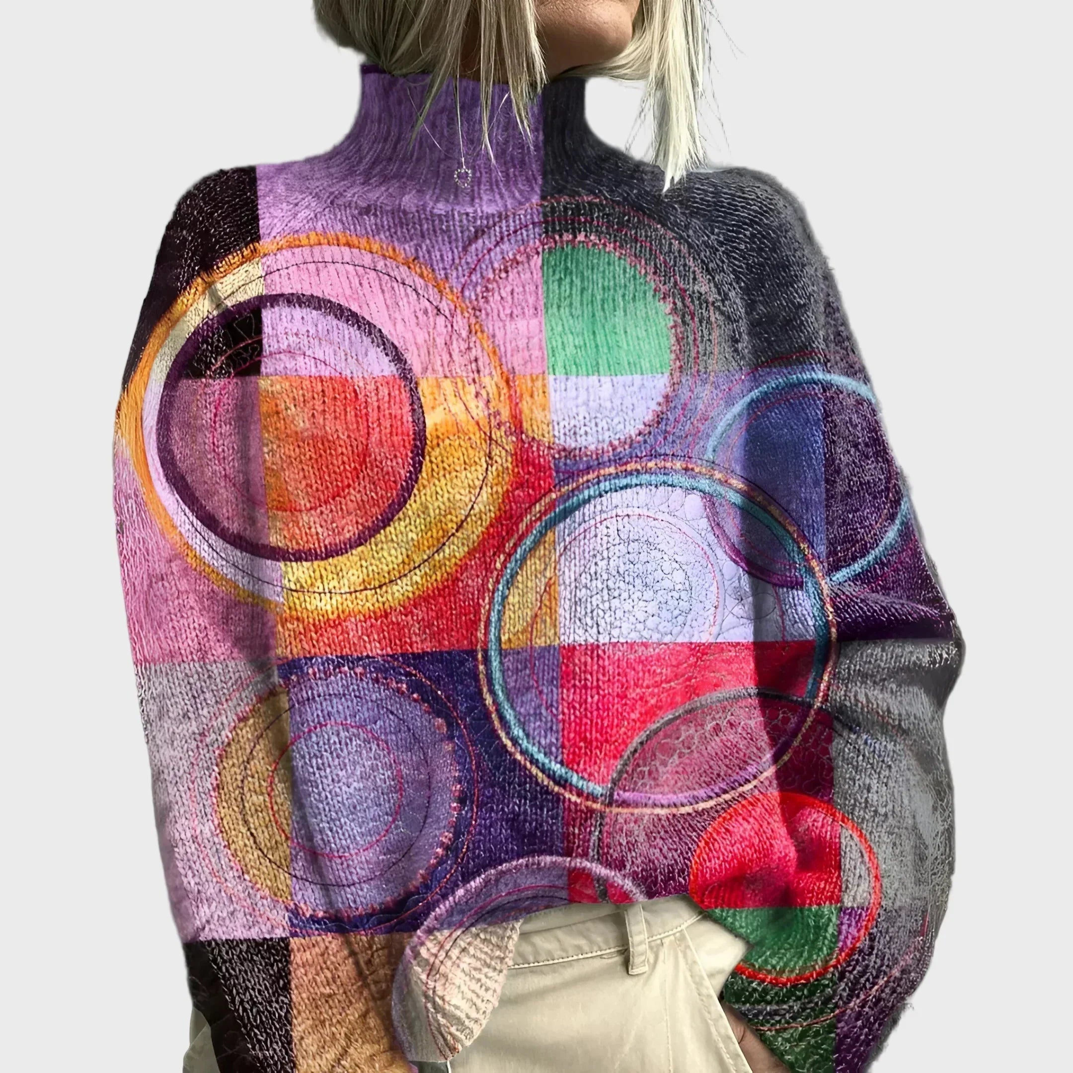 Sweater with a Unique Pattern