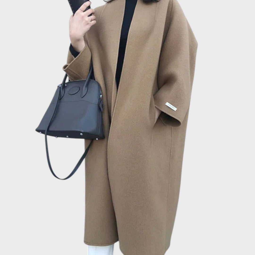 Lukrecija | Elegant Long Wool Coat