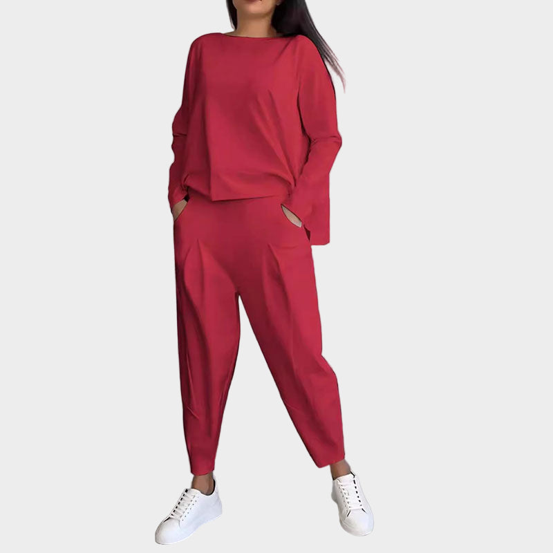T-Shirt and Panty Set with Easy Elegance
