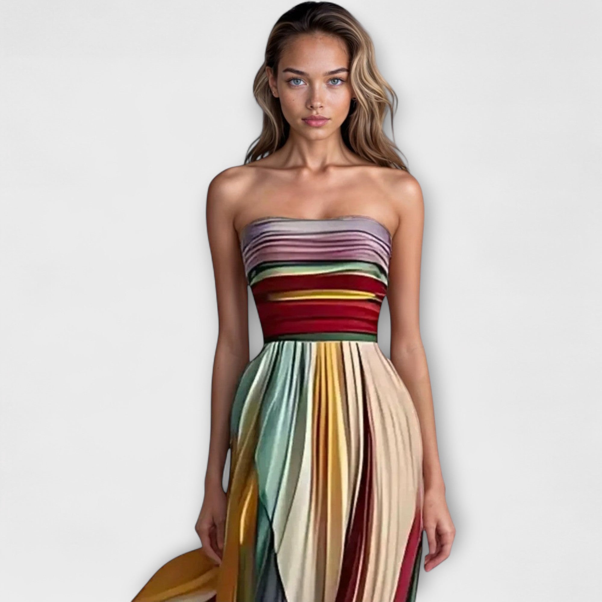 Multi-color summer dress
