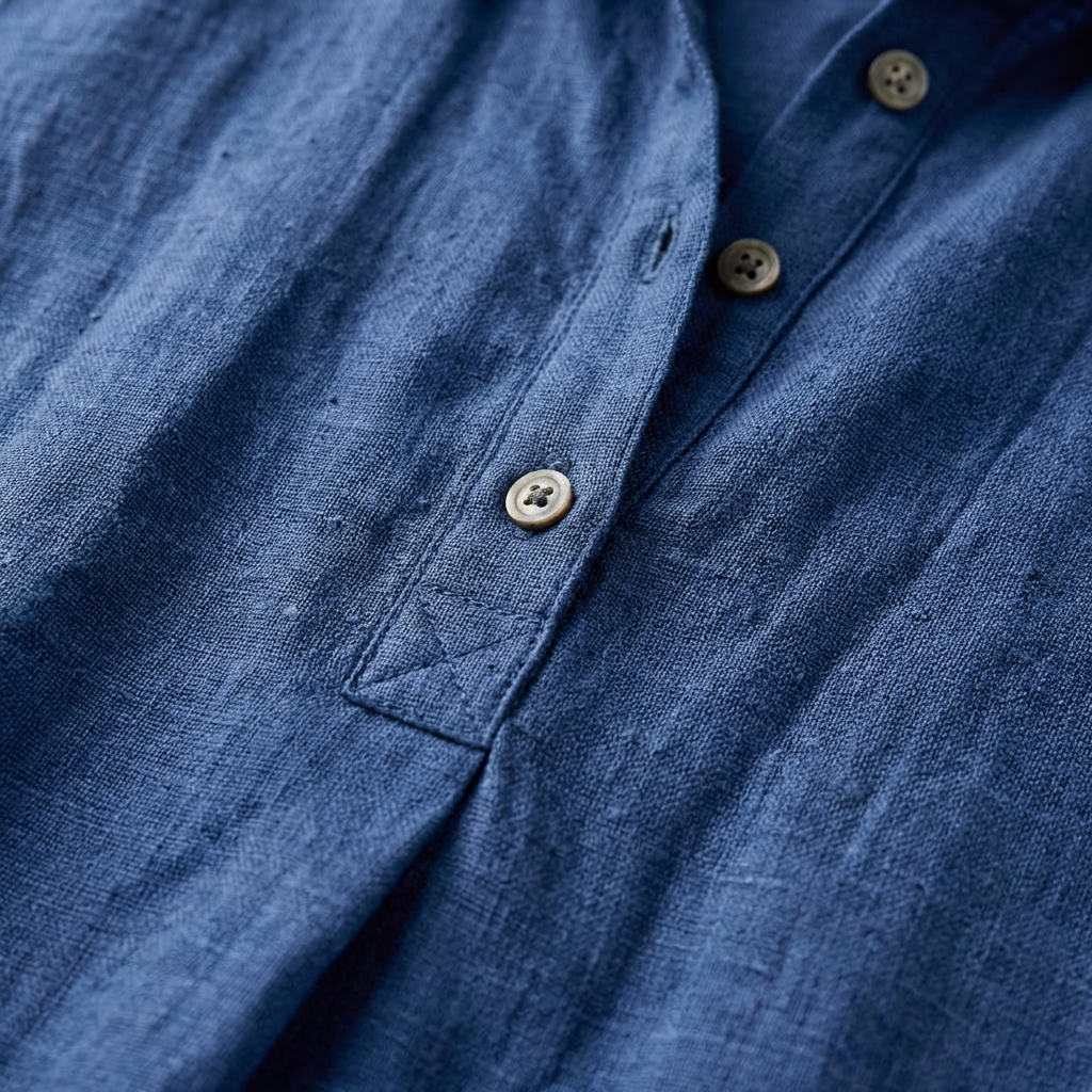 Tessa – Blouse with Collar and Button Detail