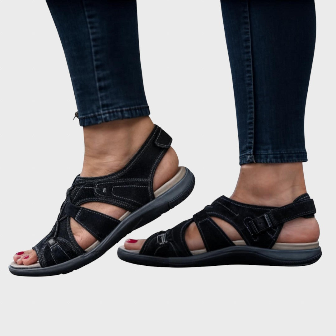 Ema | Sandals with Round Open Toe