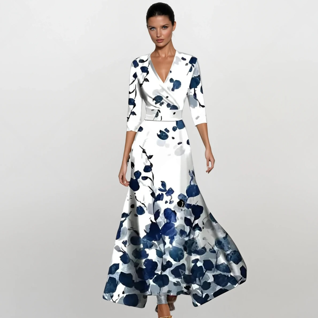 Inês - Elegant Women's Dress with Sleeves